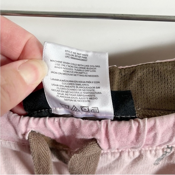 Realtree Sleep Pant pink camo micro fleece elastic waistband drawstrings - Picture 7 of 8